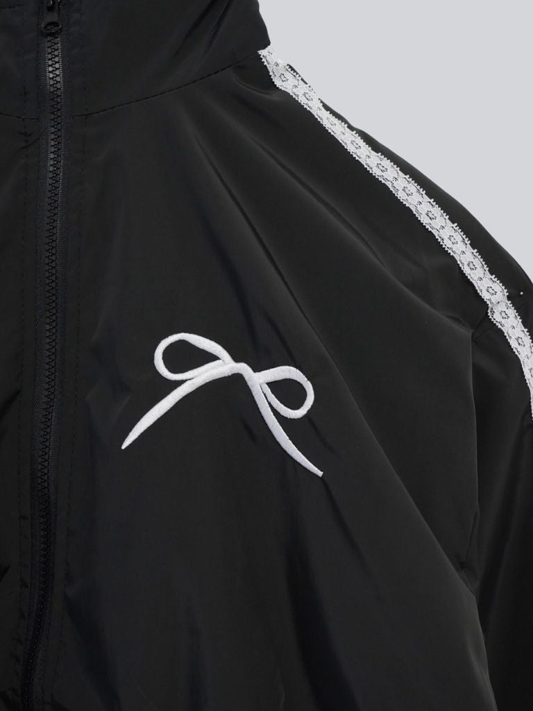 side lace line blouson