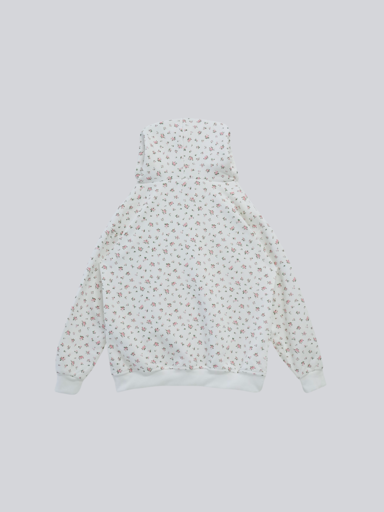 【 10月上旬発送予定 】tiny floral frill hoodie