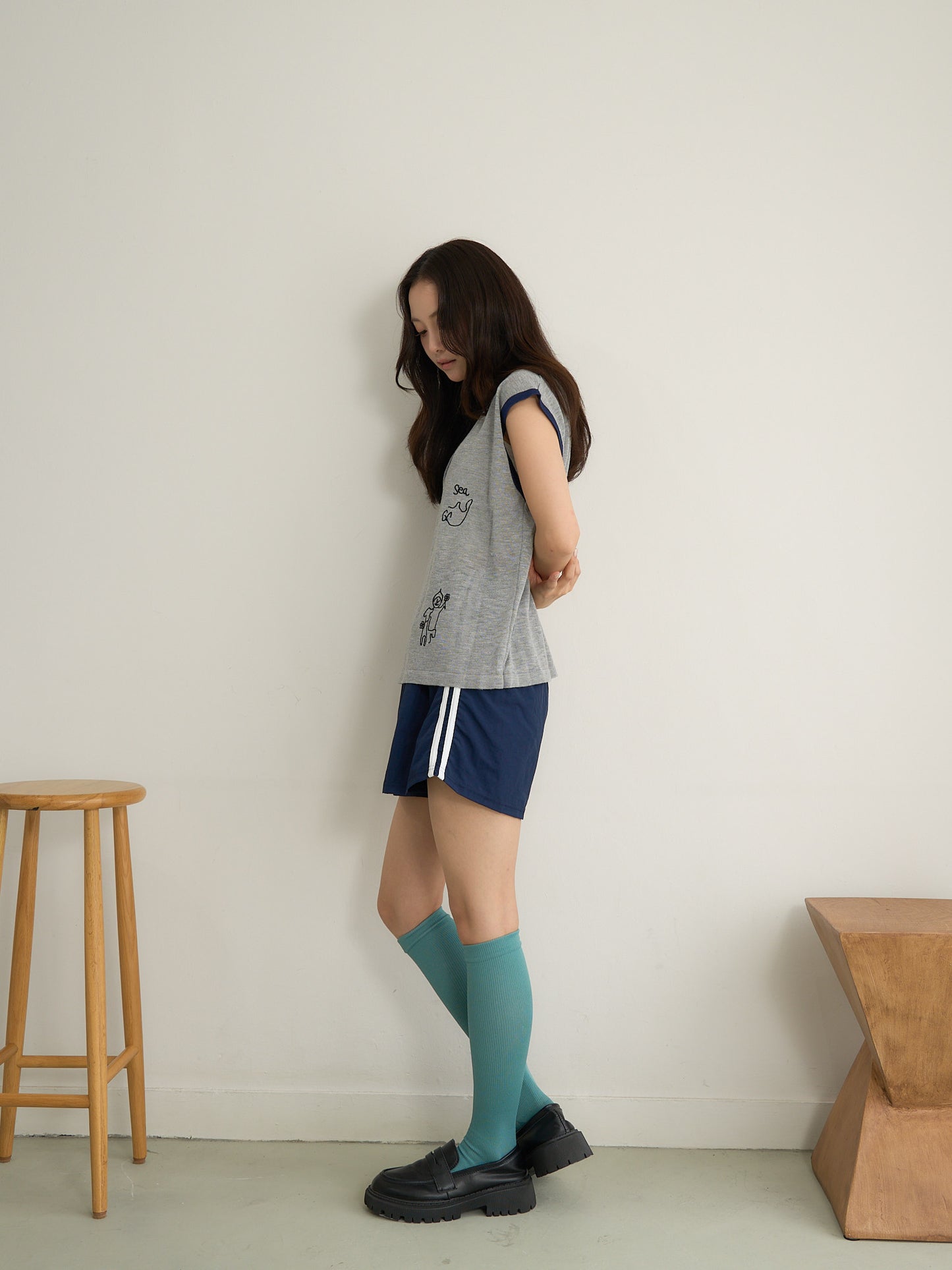 line short pants