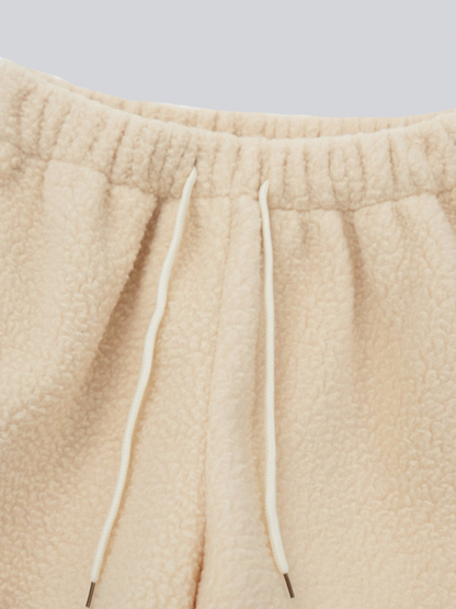 fleece short pants