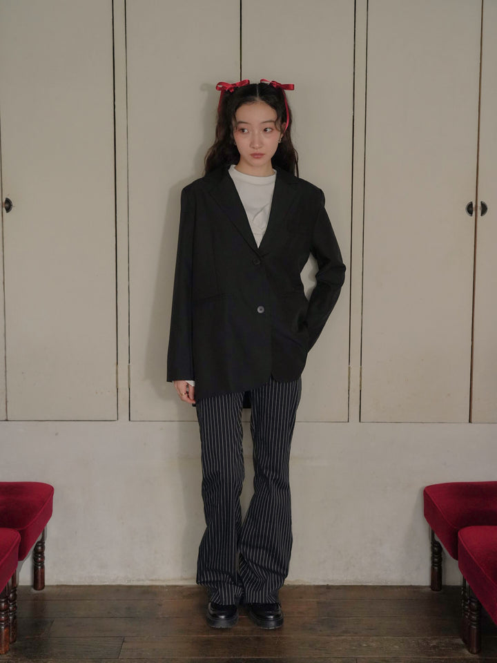 diagonal back slit jacket 【 11/6 19:00 発売予定 】