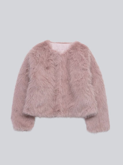 fluffy fur coat