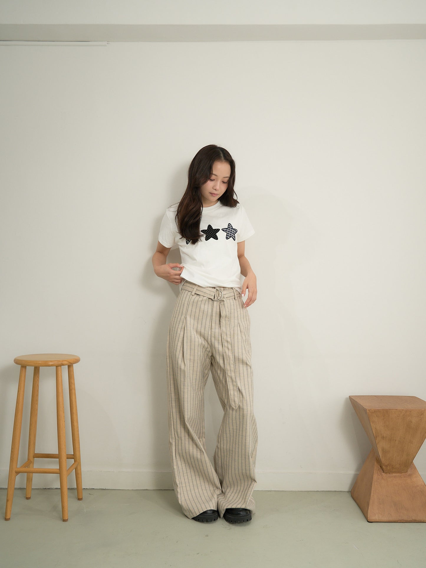 star patch tee