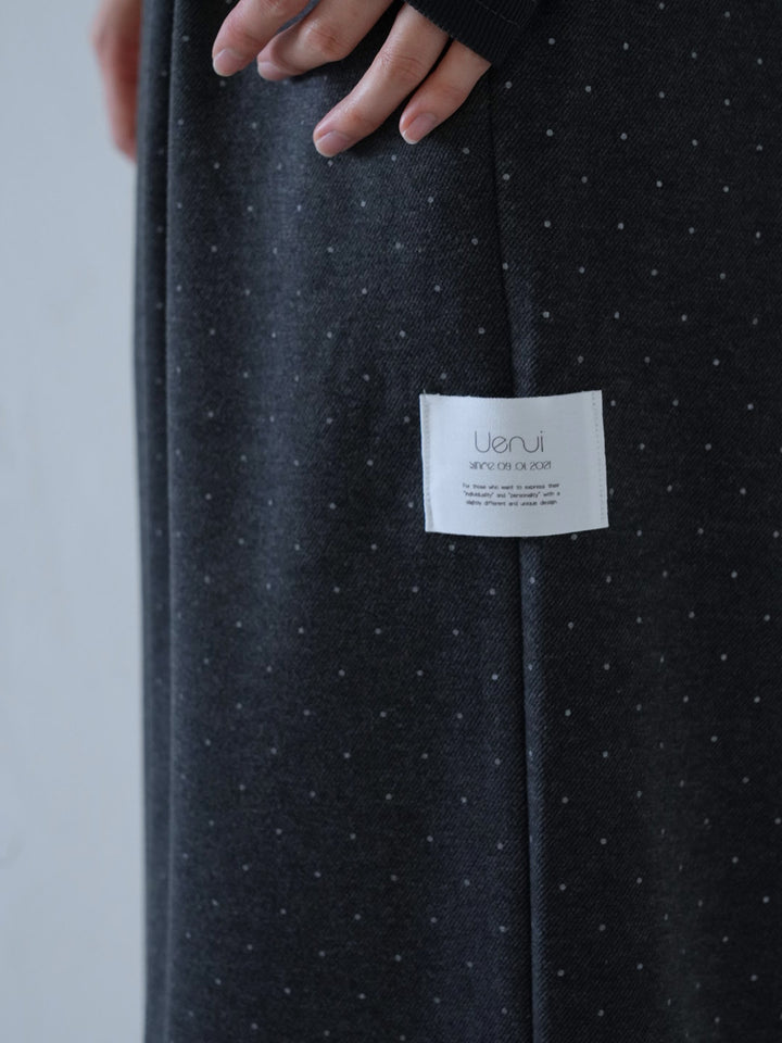 【 10月上旬発送予定 】dot pattern wide slacks