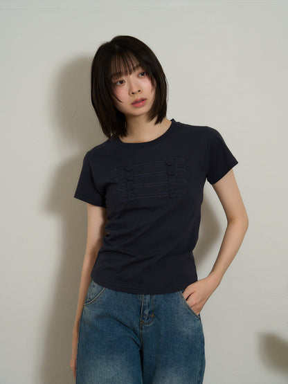 military button tee
