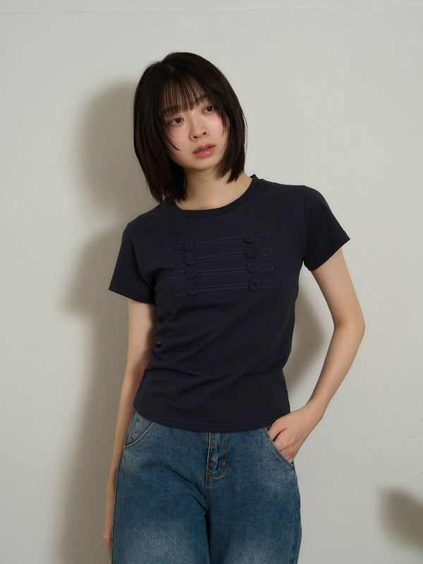 military button tee