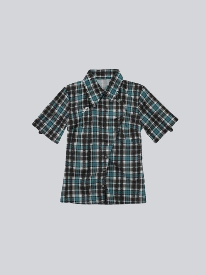 retro plaid shirt