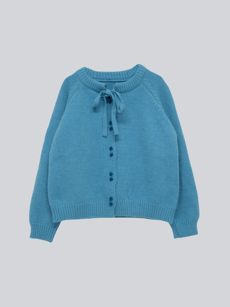 ribbon tie knit cardigan 【 11/6 19:00 発売予定 】