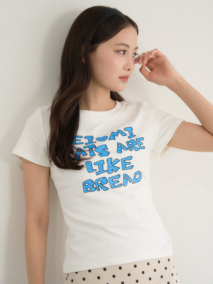 logo crop tee