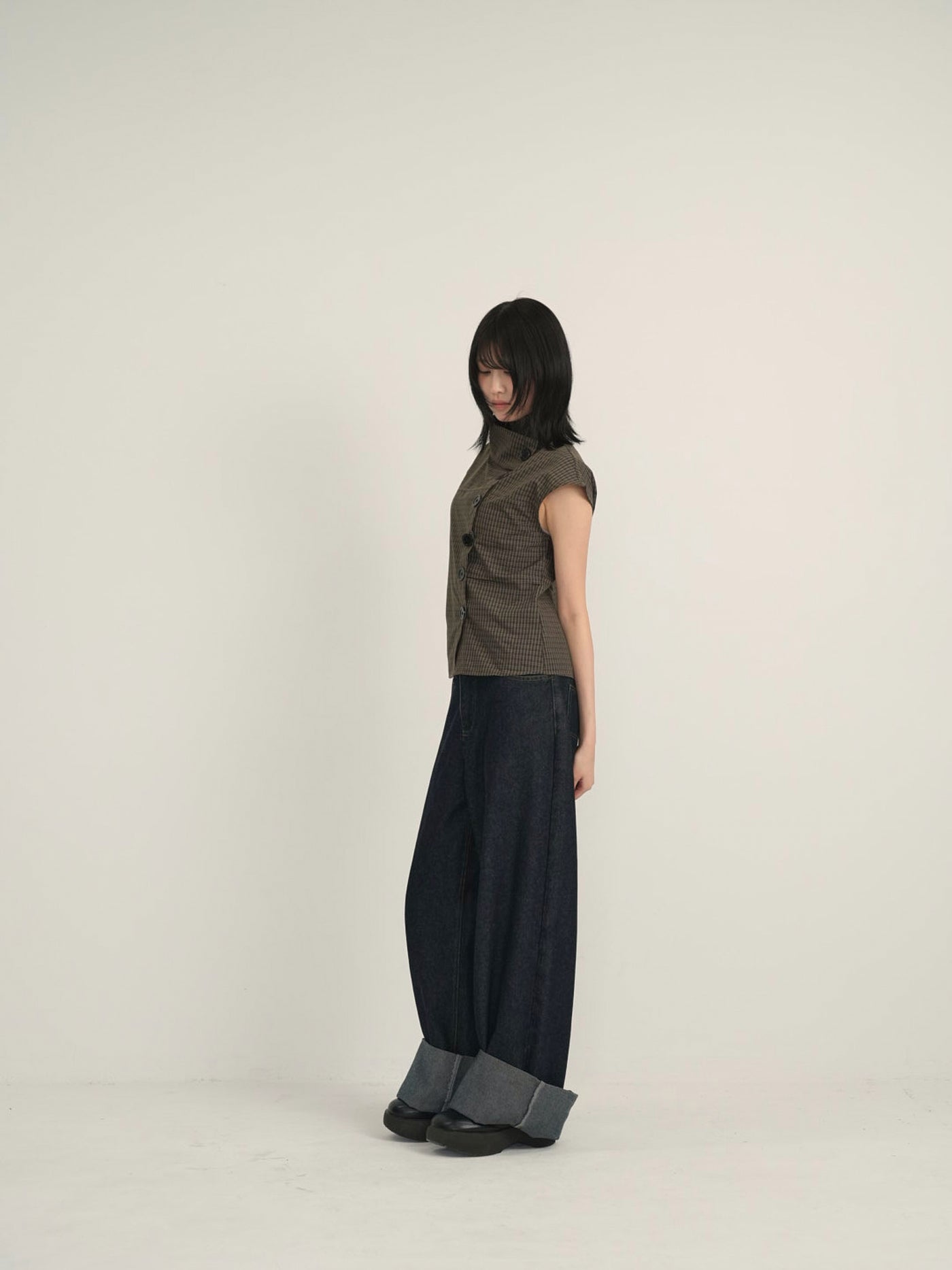 check button short sleeve