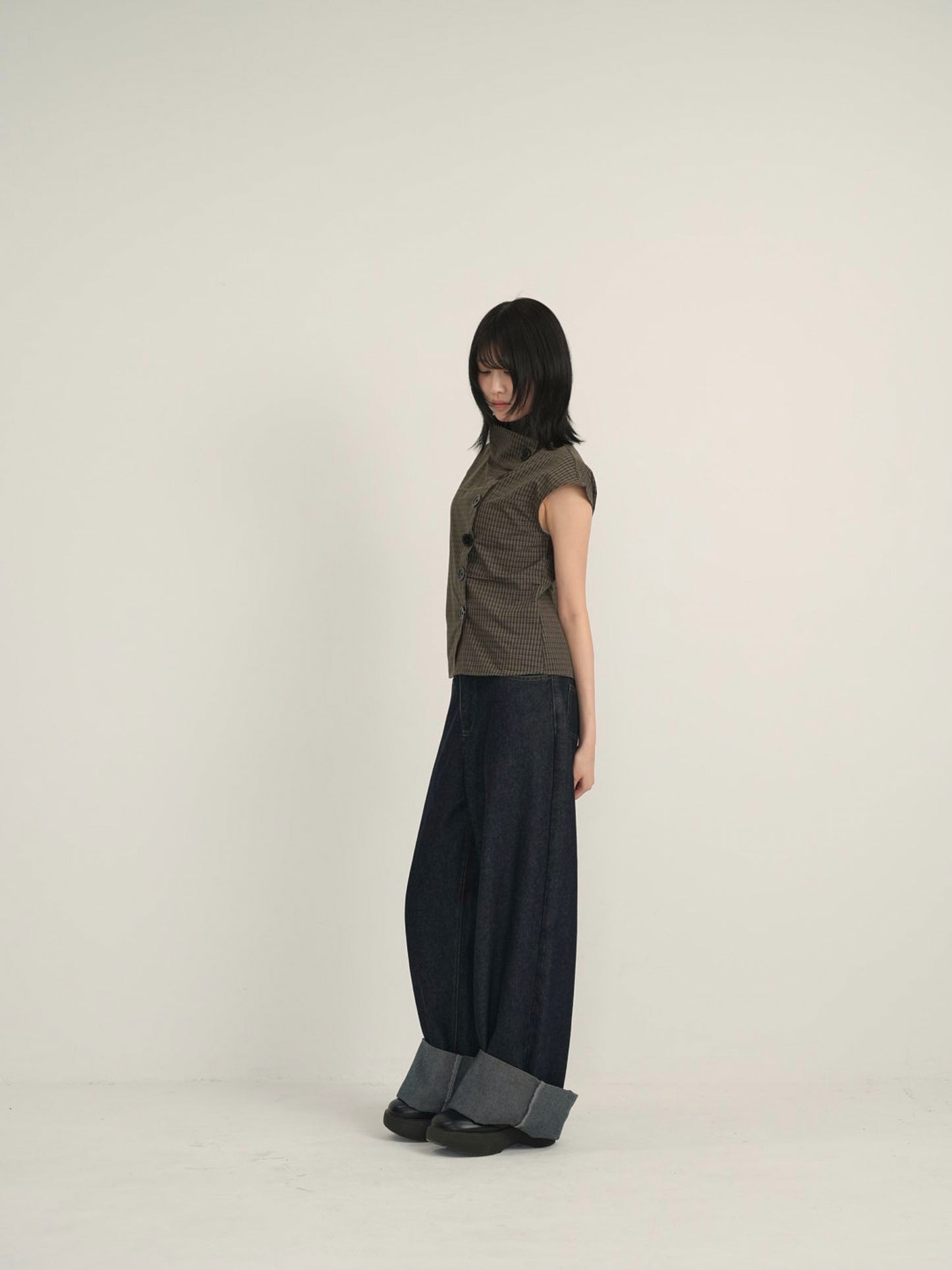 check button short sleeve