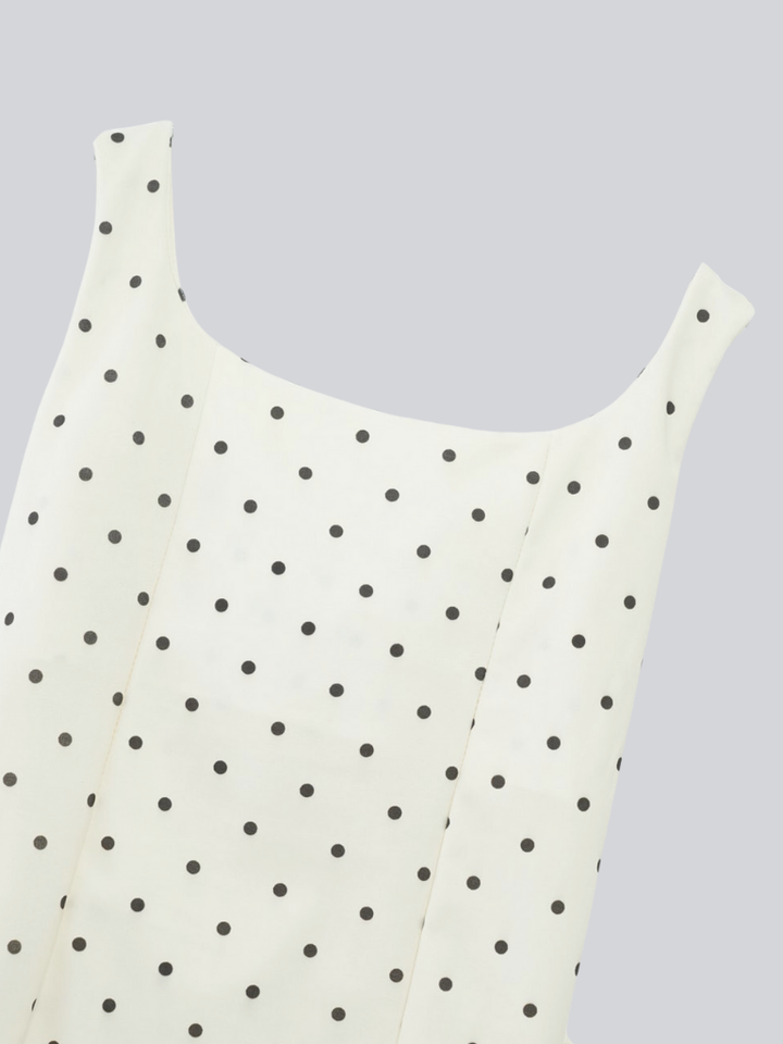 polka dot cami dress