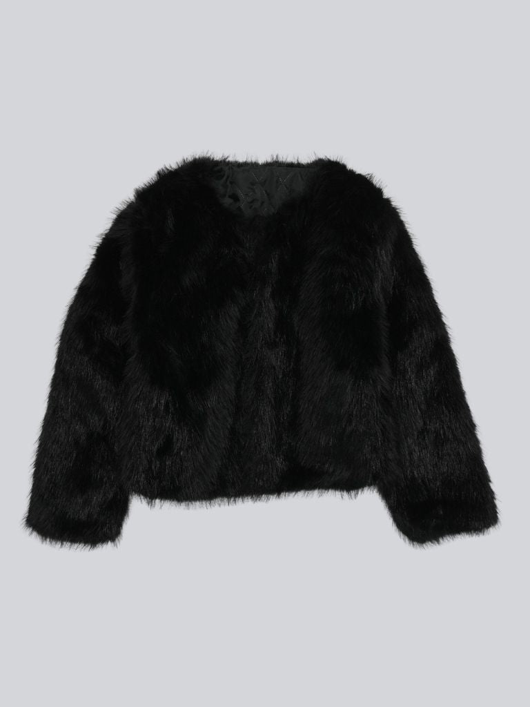 fluffy fur coat