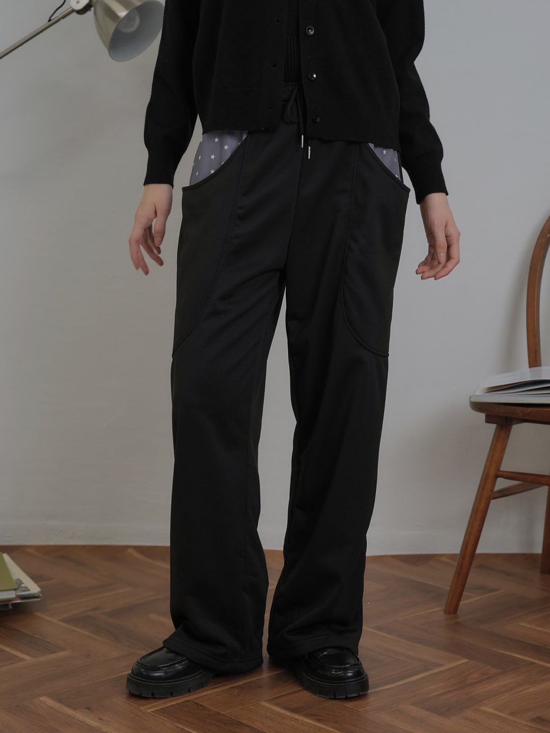 petit star pocket sweat pants