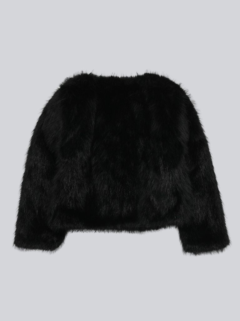 fluffy fur coat