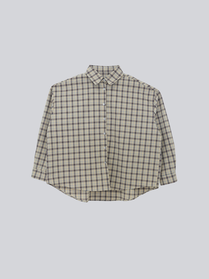 check shirt set
