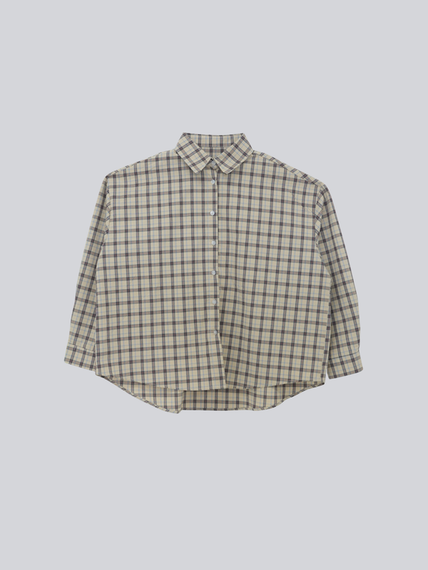 check shirt set