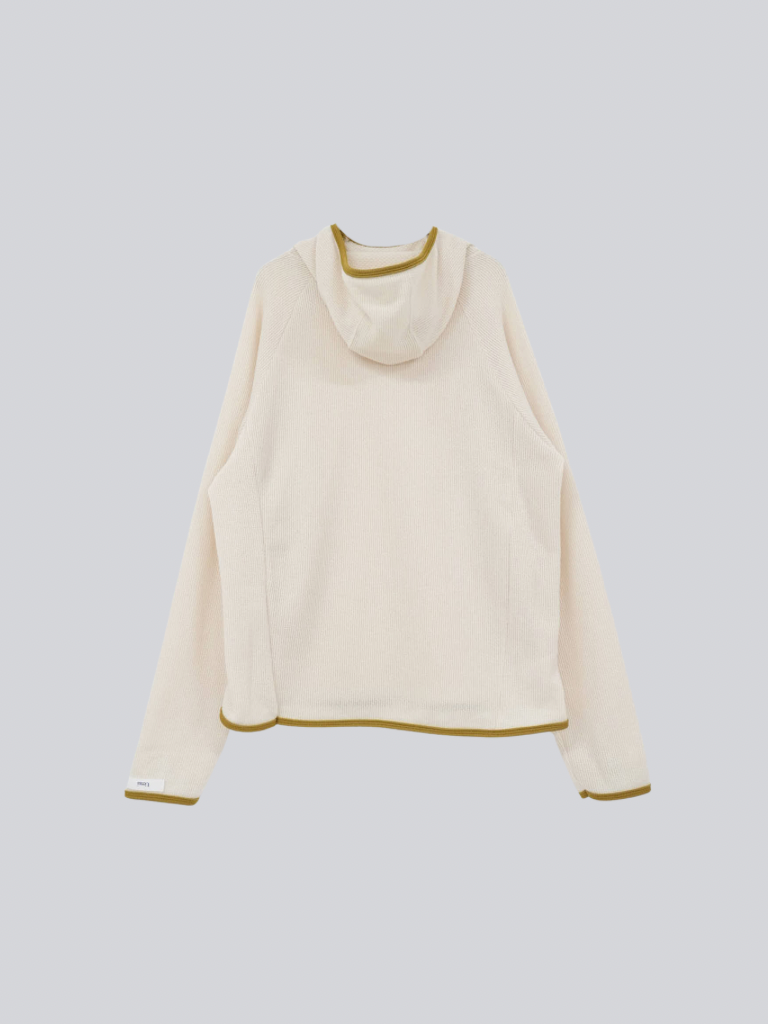 contrast trim ribbed foodie