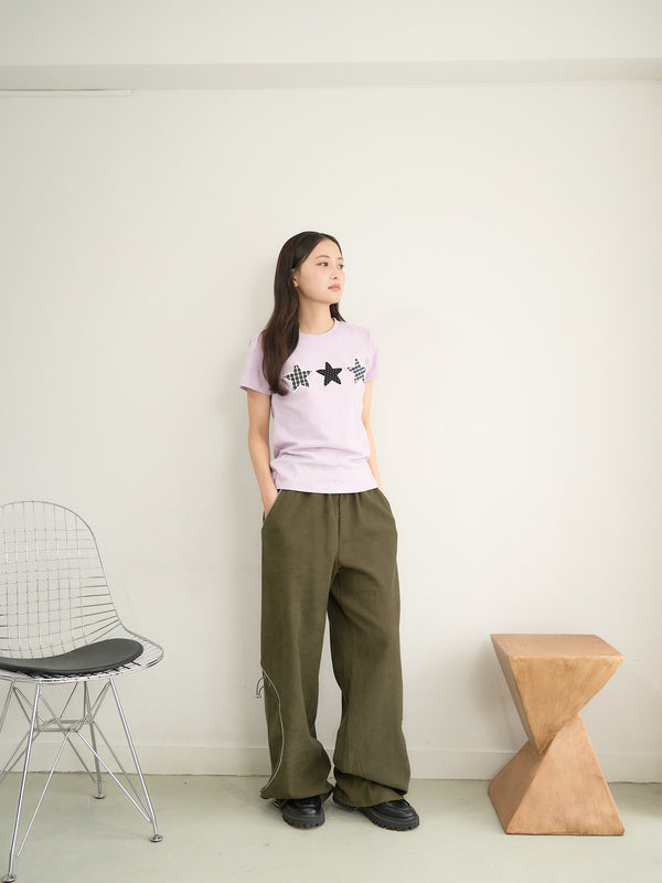star patch tee