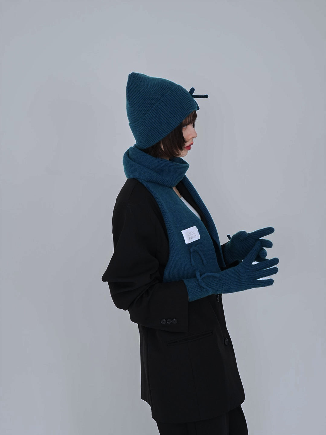 【8月26日発送予定】ribbon knit 3piece set