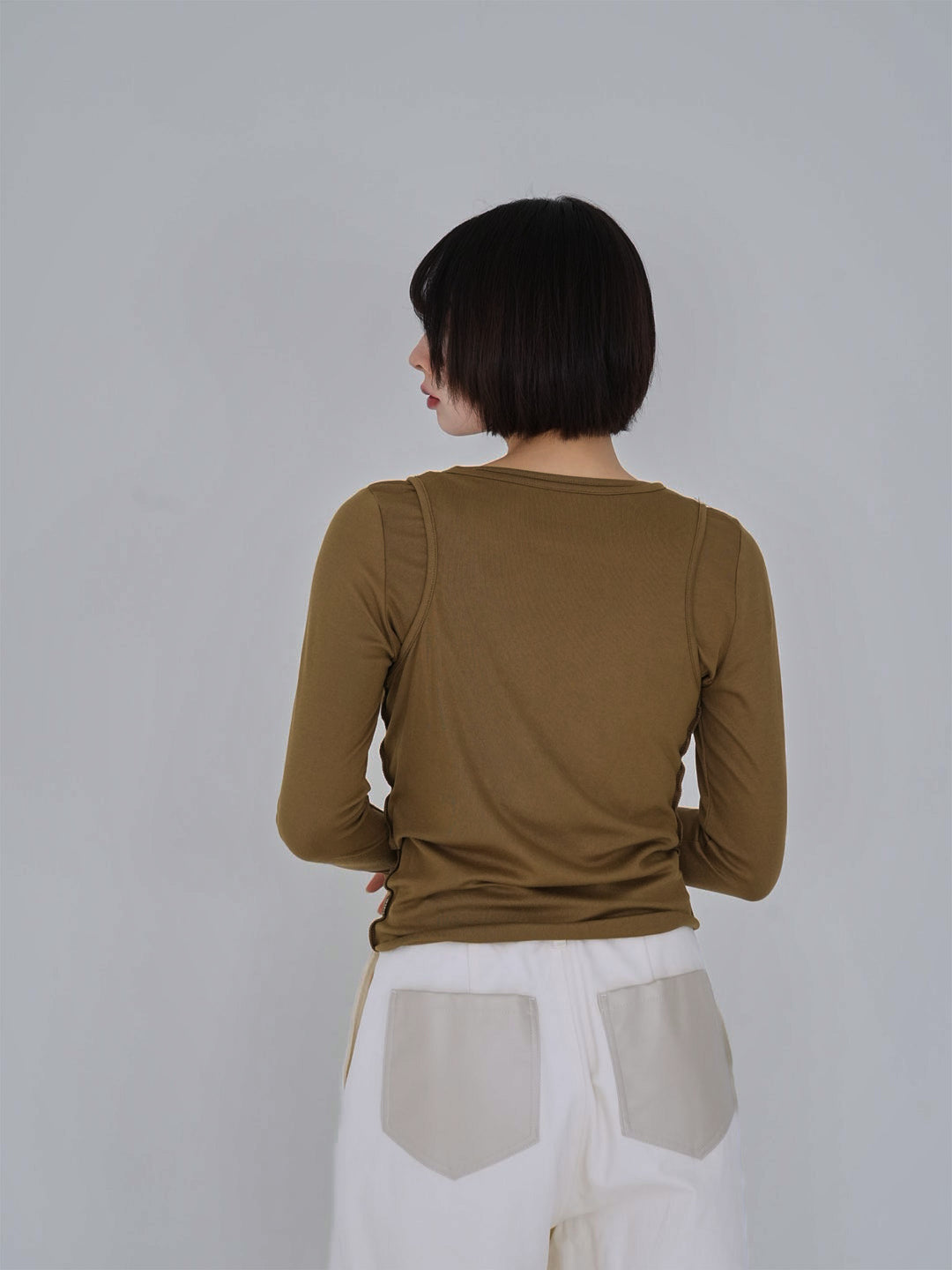 cutout layered tee