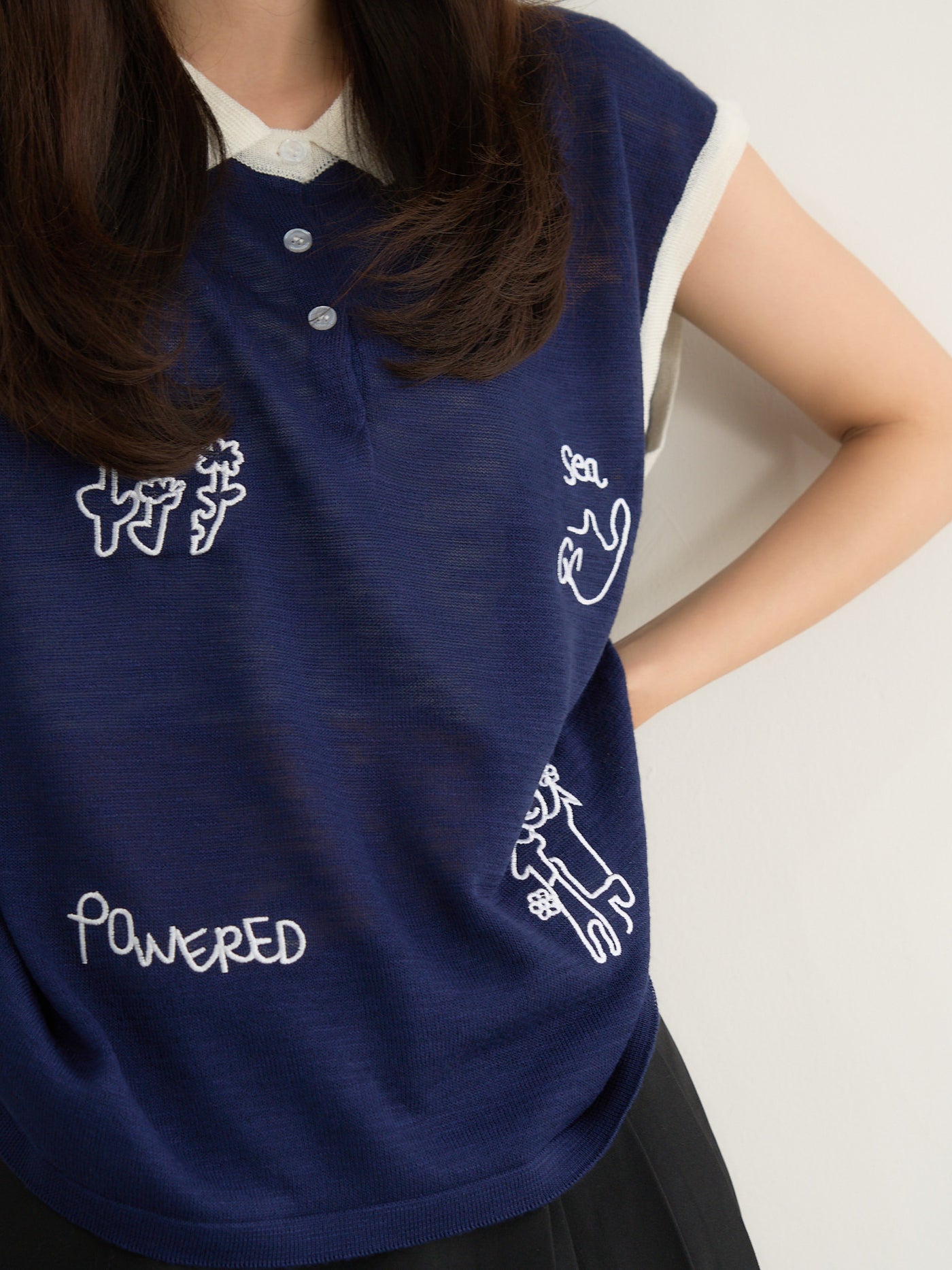 animal sketch polo
