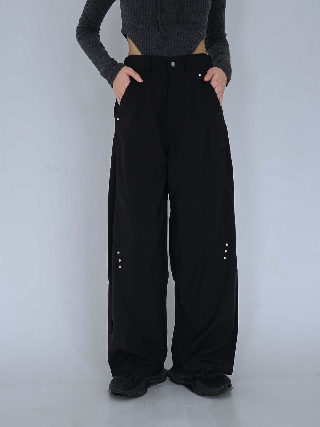 【8月29日発送予定】stitched wide pants