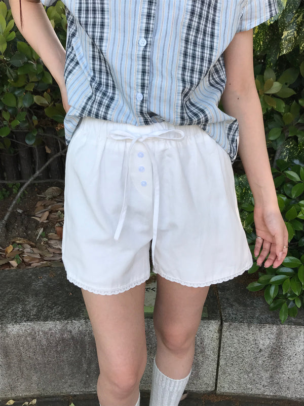 レース ショートパンツ カジュアルガーリー レディース Uenui