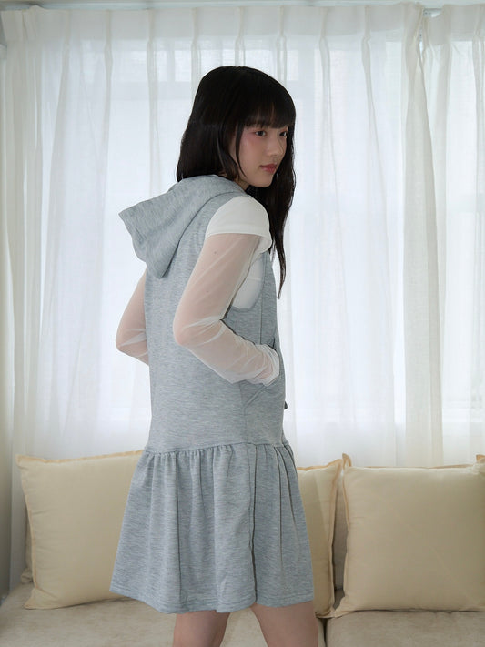 frill hem mini one piece