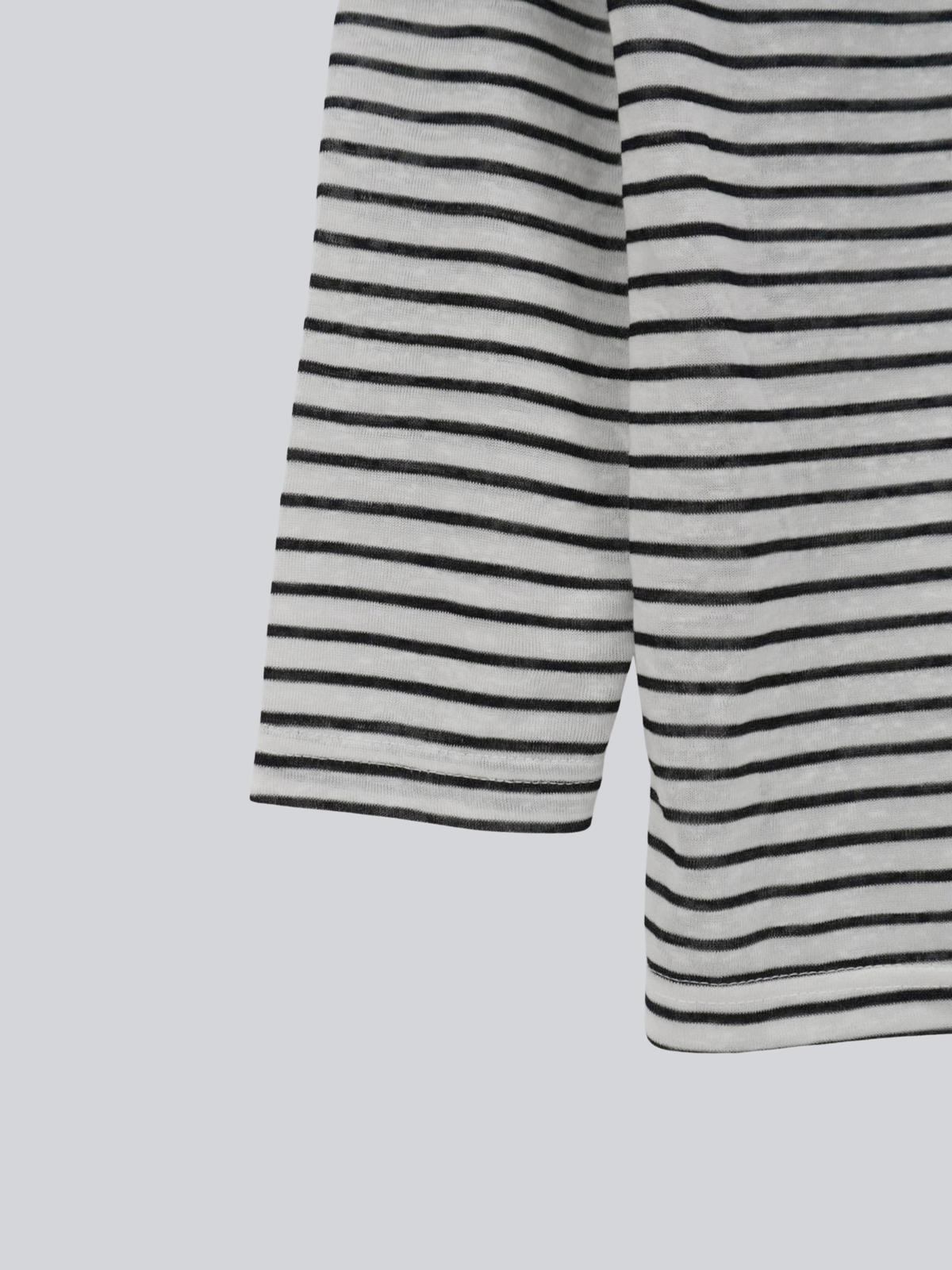 french border long sleeve knit