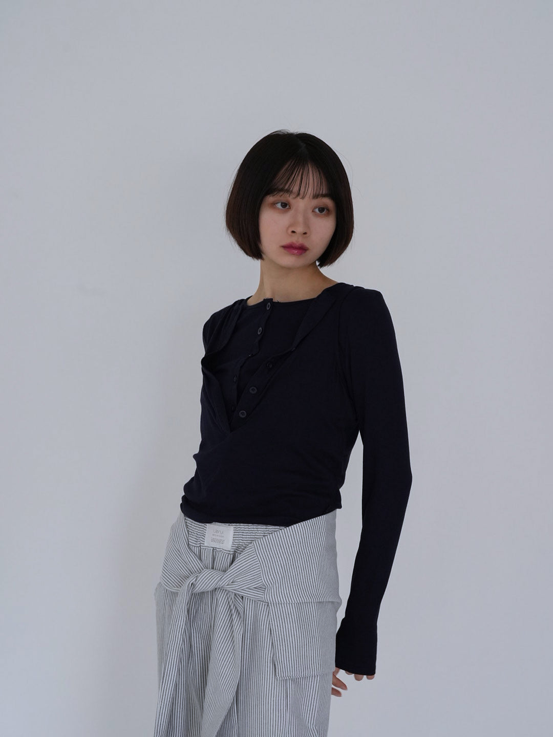 cutout layered tee