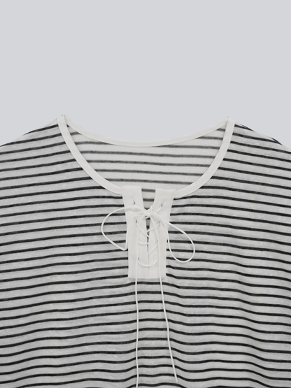 french border long sleeve knit