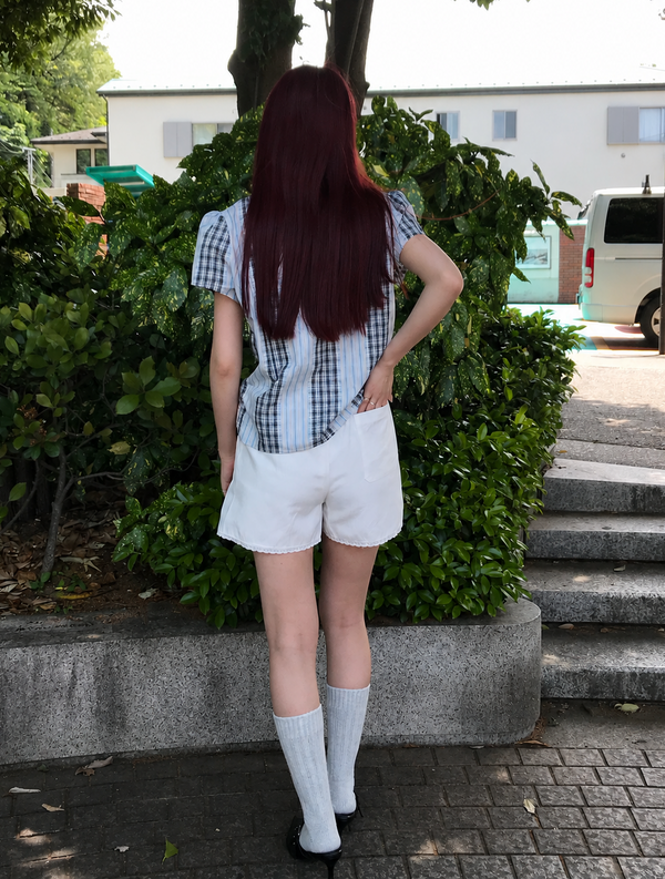 レース ショートパンツ カジュアルガーリー レディース Uenui