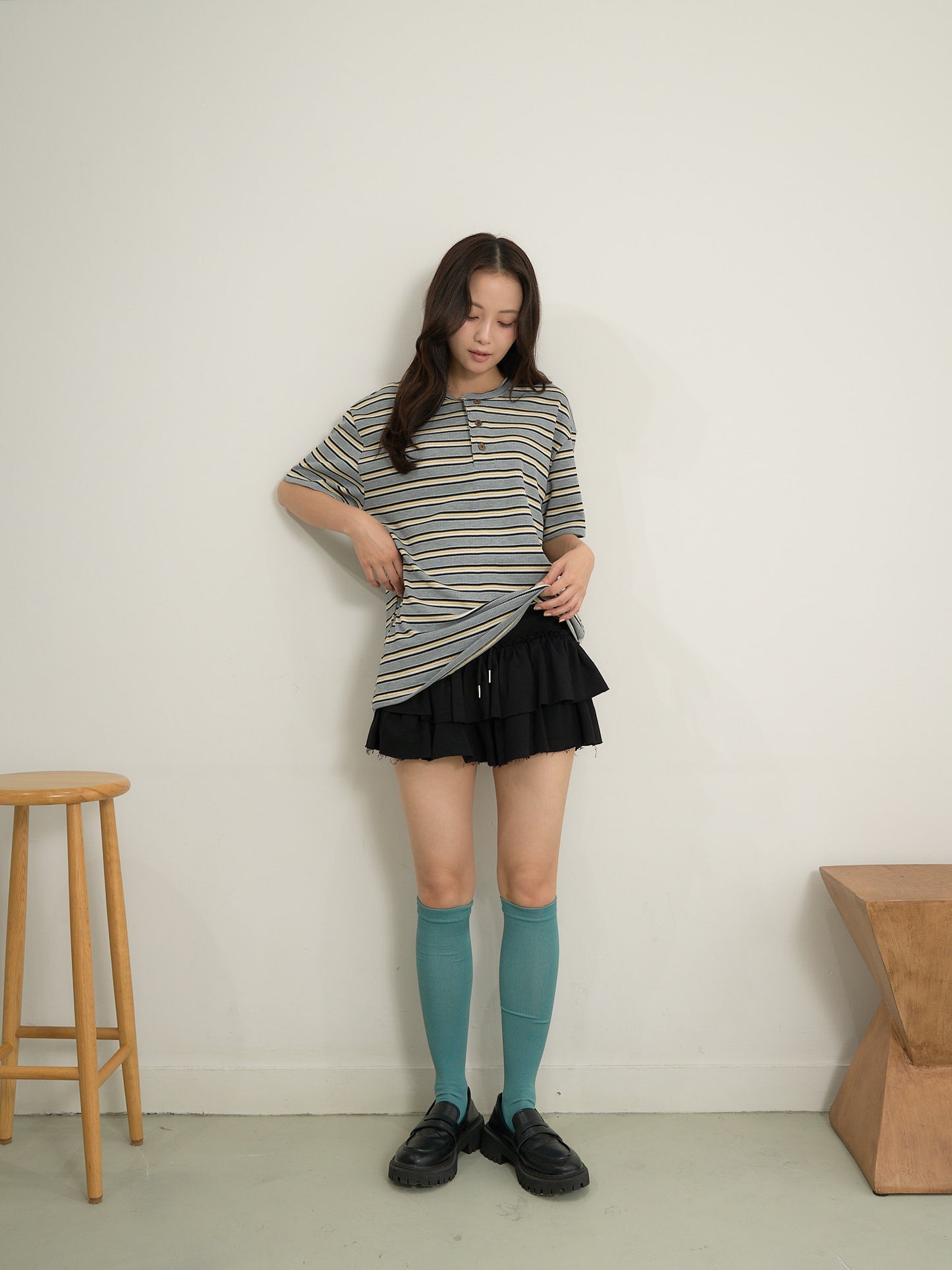 border henley tee