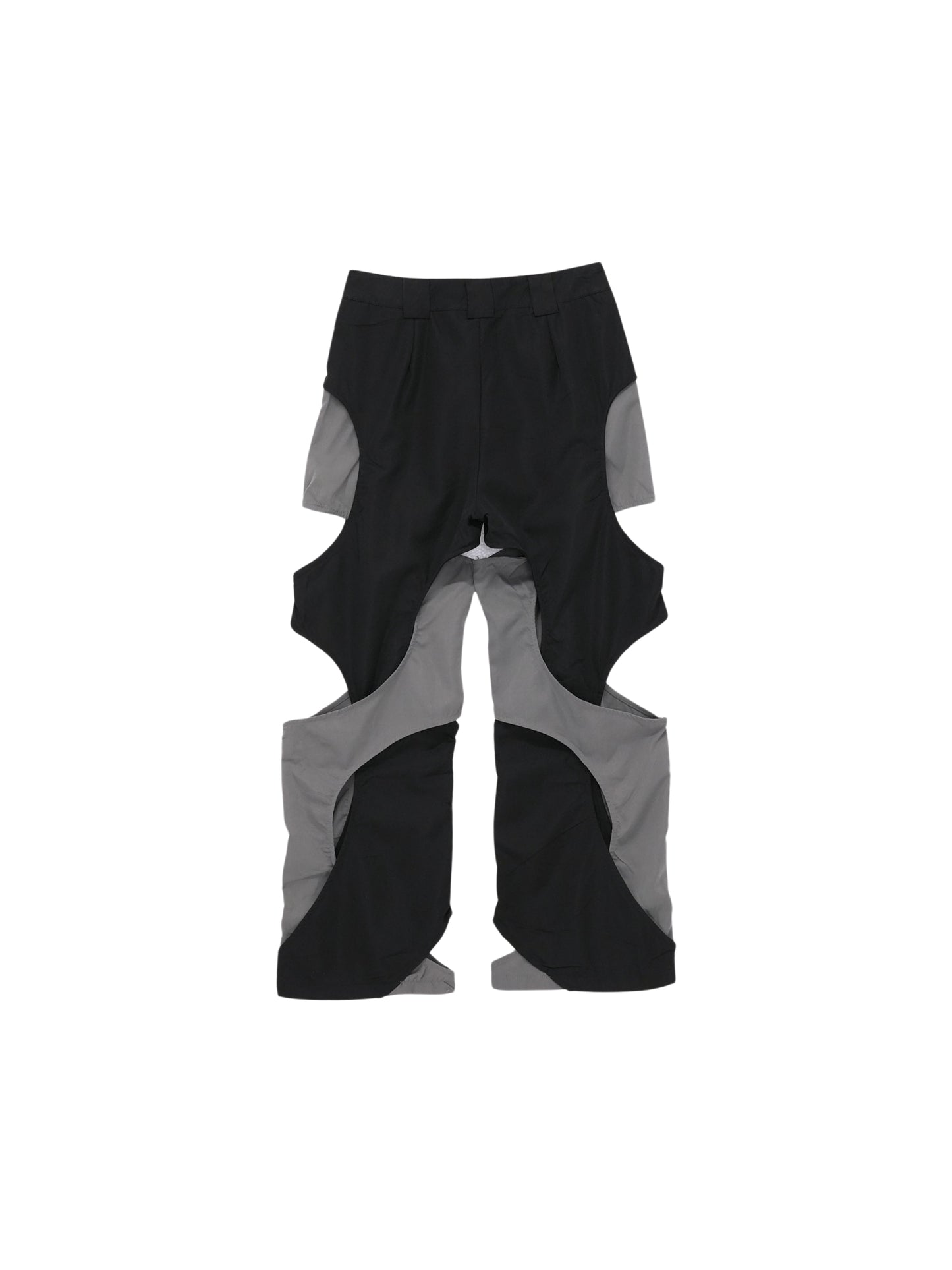 crossing cut pants