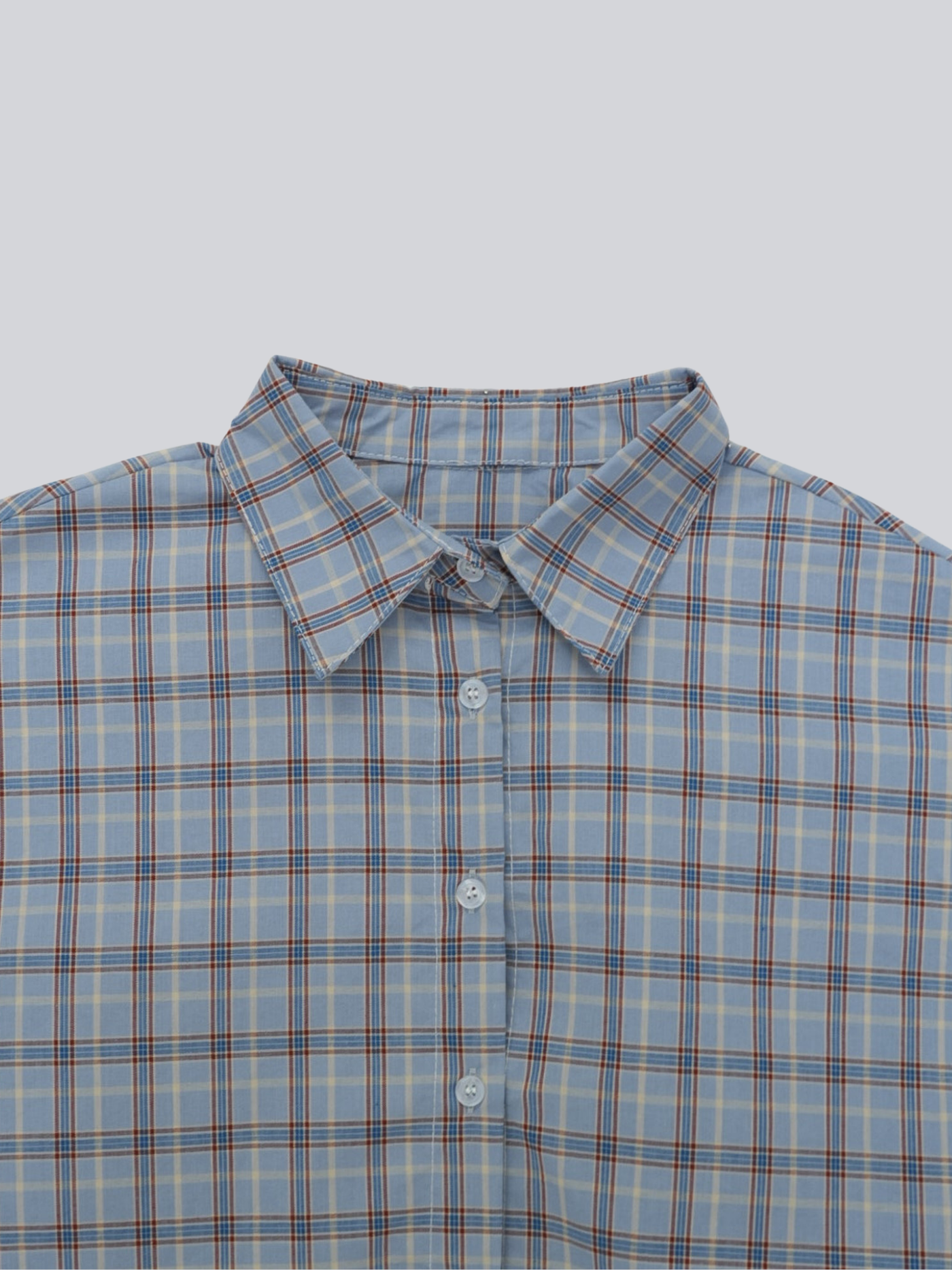 check shirt set