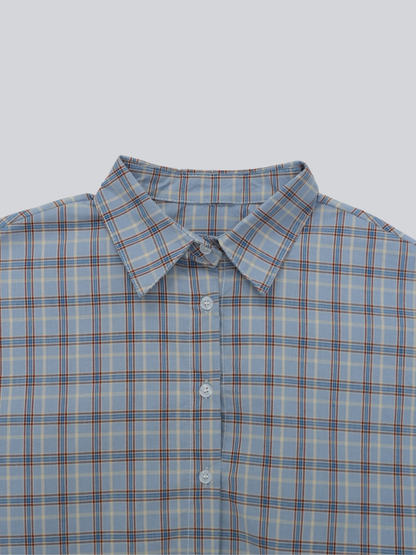 check shirt set