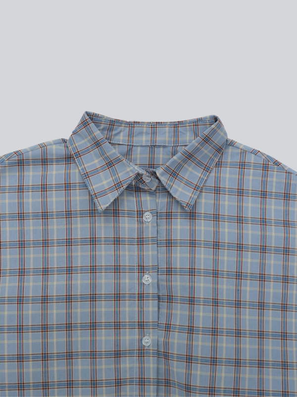 check shirt set