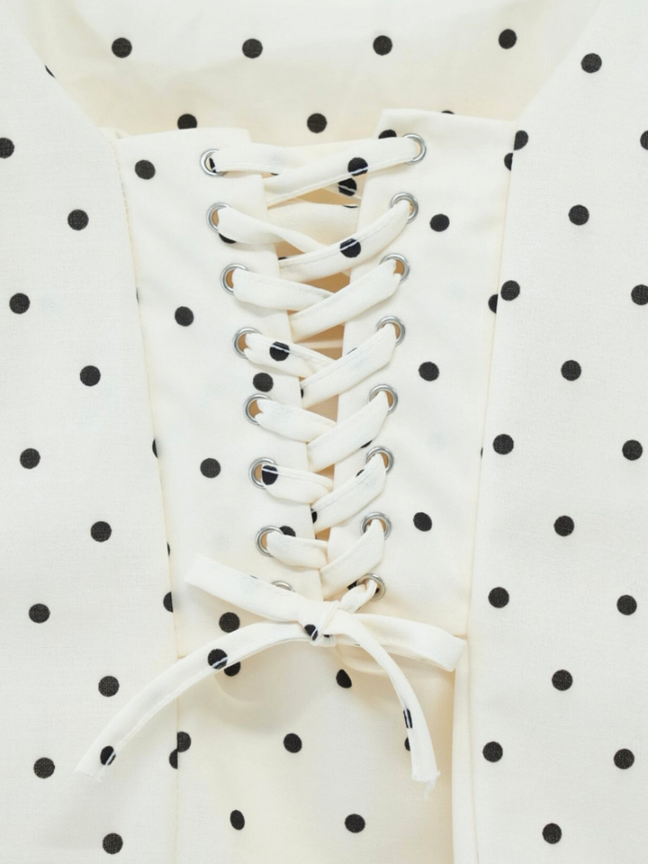 polka dot cami dress