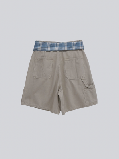 waist check cargo half pants