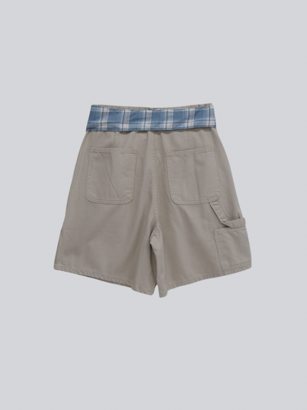 waist check cargo half pants