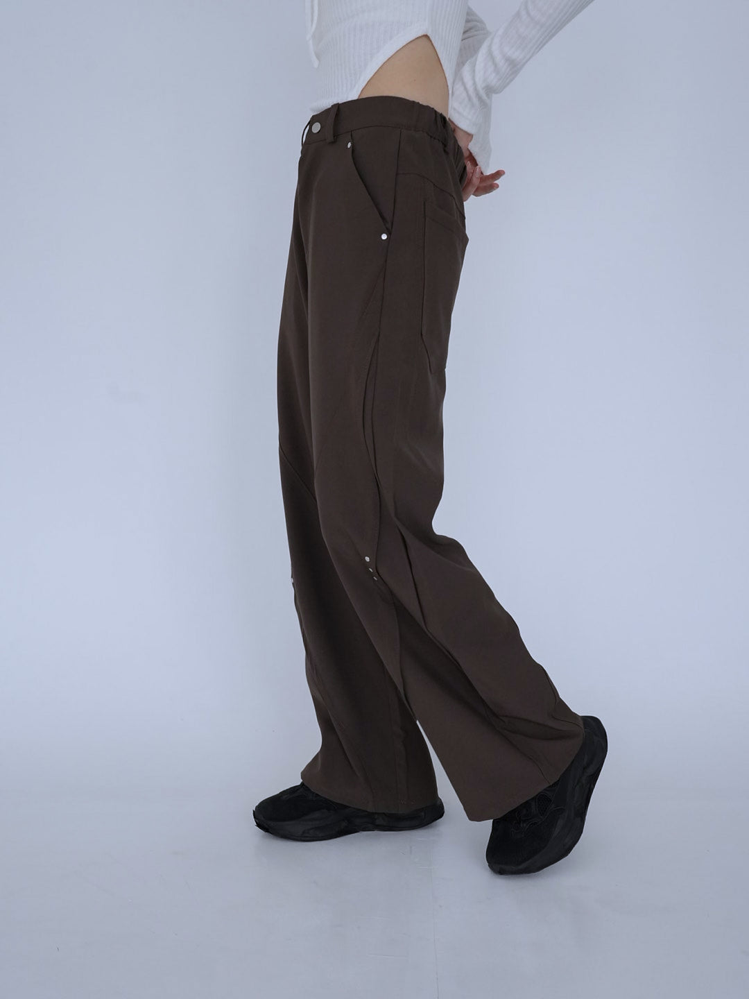 【8月29日発送予定】stitched wide pants