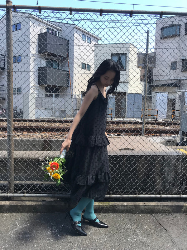 ドット ティアードワンピース カジュアルガーリー レディース Uenui