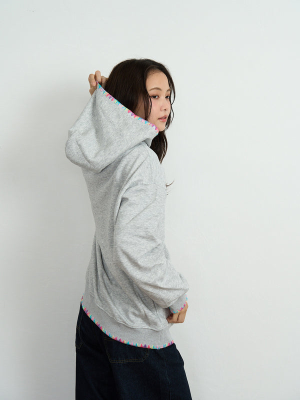 flower patch hoodie
