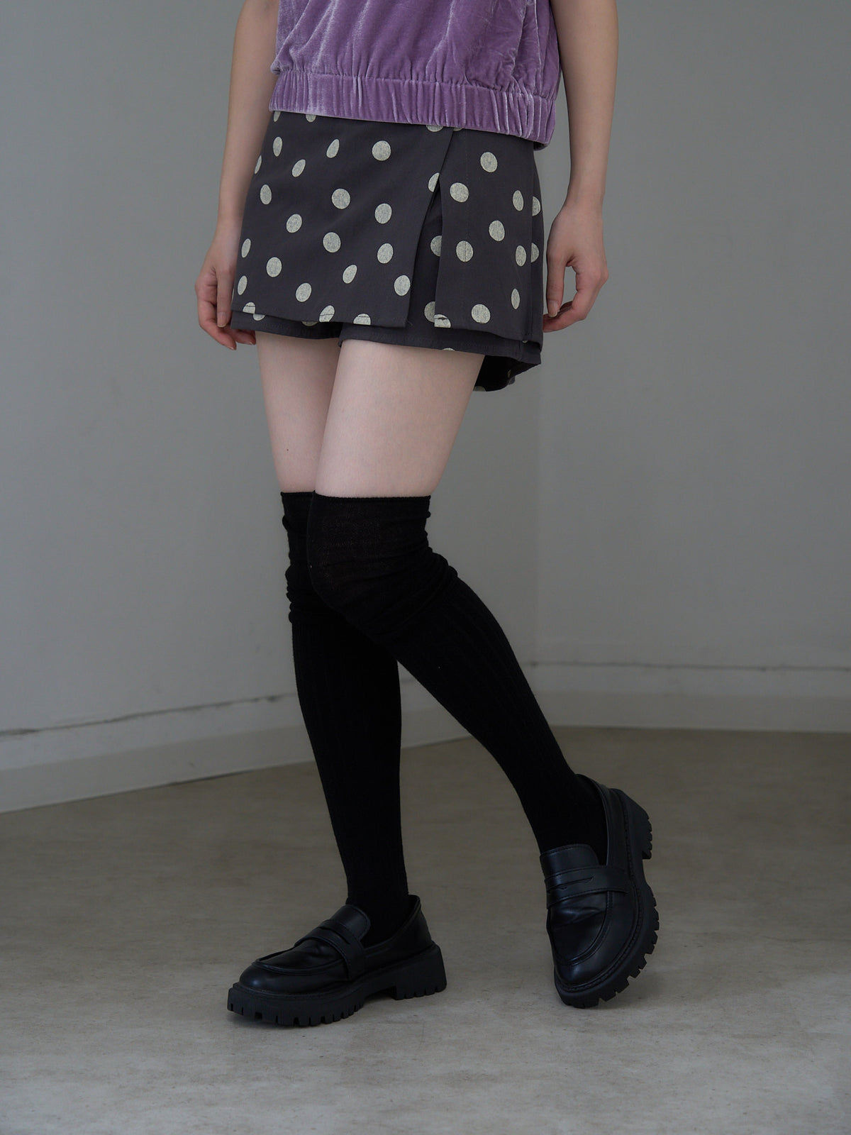 dot print culotte