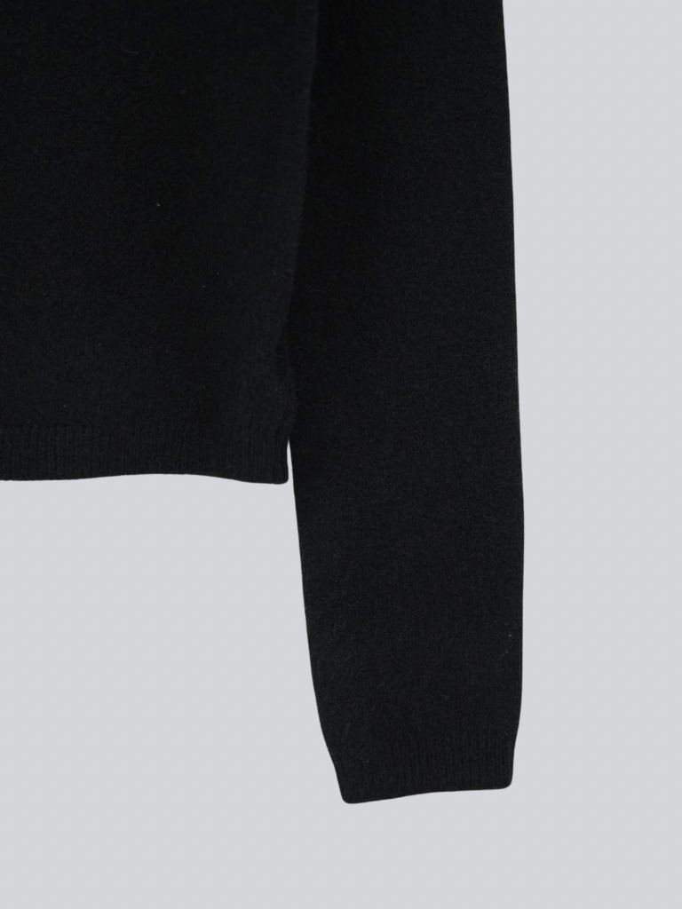 ribbon choker knit top