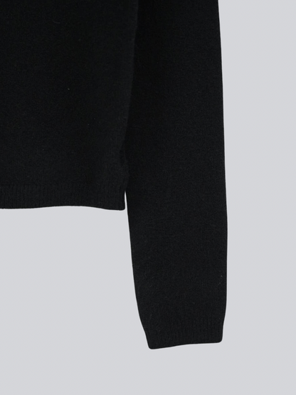 ribbon choker knit top