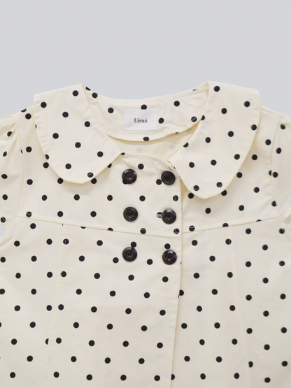 dot button blouse