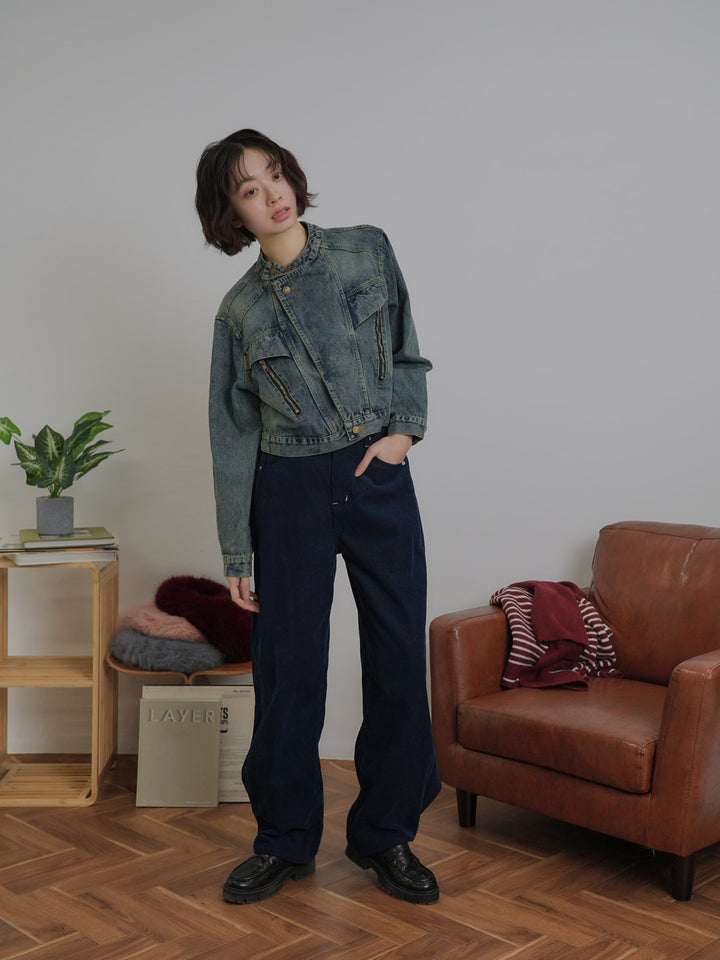 short denim jacket【1/15発送予定】