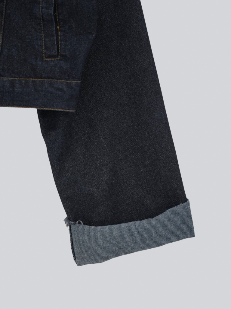 cropped denim jacket